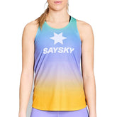 Saysky WMNS Drip Dye Flow Singlet, Purple